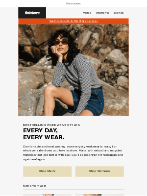 Finisterre - Every Day, Every Wear.
