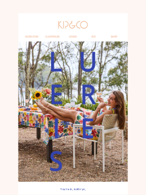 Kip and co (Australia) - VIP sneak peek! Preview our NEW collection Leisure 🌴