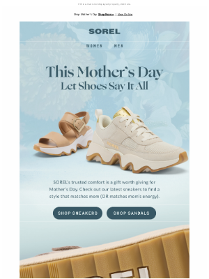 SOREL - Give the gift of all-day comfort