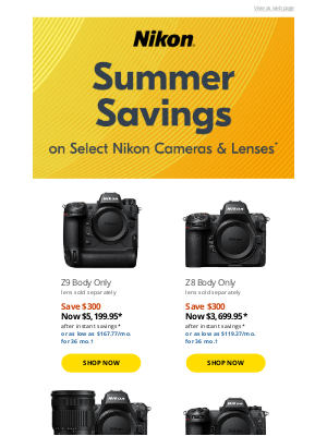 NikonUSA - Summer Savings