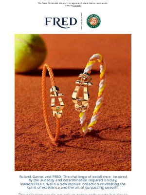Fred - FRED marks its winning return to Roland-Garros