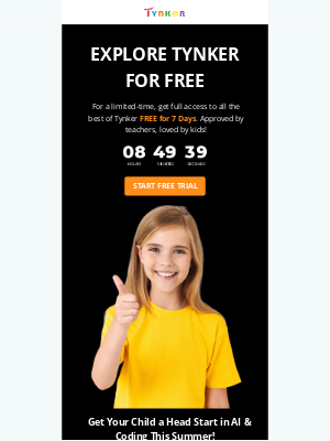 Tynker - Get Unlimited Access to the Best of Tynker for FREE!