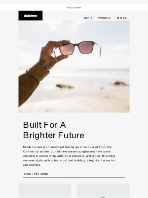 Finisterre - NEW Unisex Sunglasses Made From Ocean Waste