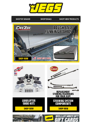 JEGS Performance - Truck/Jeep Owners: Don’t Miss These Parts