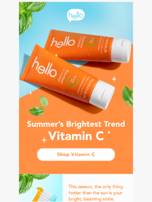 Hello Products - Vitamin C Is So In! 🌞