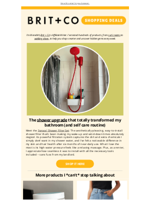 Brit + Co - Weekly Obsession: The easy upgrade that totally transformed my shower