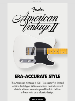 Fender Musical Instruments Corporation - Meet the 1951 Telecaster in Prototype White
