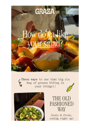 Graza - Three ways to salad 🥗