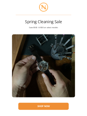 NOVO Watch - Spring Cleaning - Save $500 - $,1000 on Select Models!