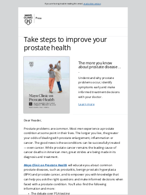 Mayo Clinic - Prevent, understand and manage prostate disease