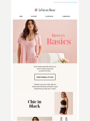 La Vie en Rose (Canada) - Soft, chic, and effortless