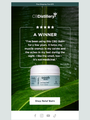 The CBDistillery - A Winner