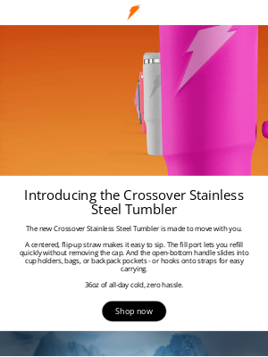 Gatorade - 🥤 Meet the new Crossover Stainless Steel Tumbler