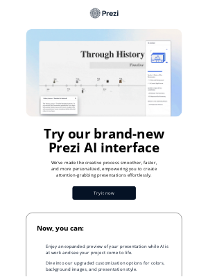 Prezi - Prezi Monthly | 3 new Prezi updates