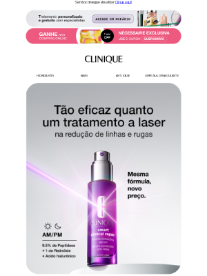 Clinique (Brazil) - Tão eficaz quanto um tratamento a laser ✨