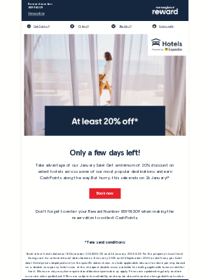 Norwegian Air Shuttle - Last chance: save 20% or more on hotels!