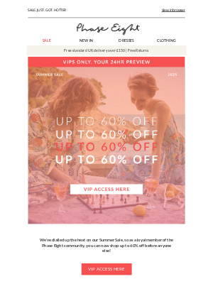 Phase Eight - 24HR VIP ACCESS: Up to 60% off SALE