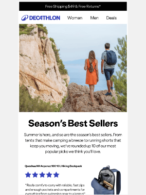 Decathlon - Season's Most Popular Gear 👀