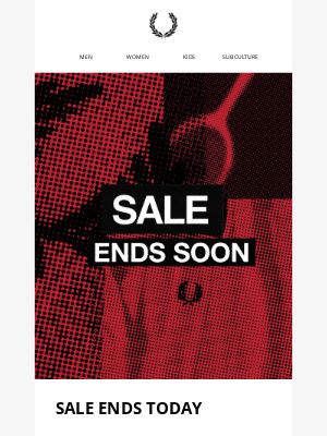 Fred Perry (UK) - Sale Ends Tonight