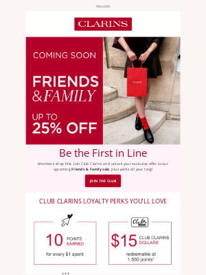 Clarins (Canada) - Shop First with Club Clarins 🛍️​