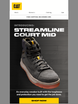 Cat Footwear - Introducing: Streamline Court Mid