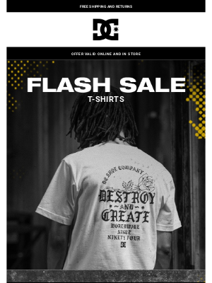 DC Shoes (UK) - Extra 15% off T-shirts