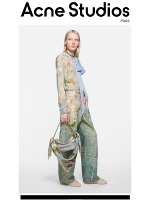 Acne Studios - Seasonal trompe-l’œil prints
