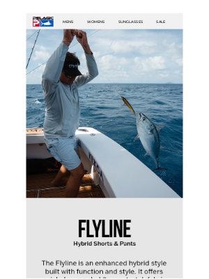 Pelagic - New Flyline Fishing Shorts & Pants