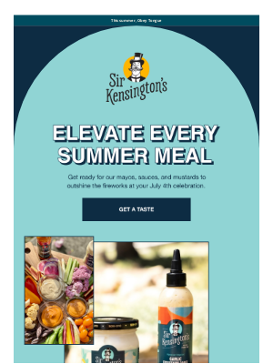 Sir Kensington's - Boost summer flavors with these mayos (& more) 💥