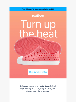 Native Shoes - The summer line-up is here