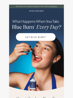 Apothekary - Real Results with Blue Burn™