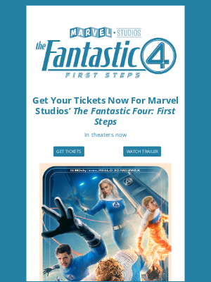 Marvel Entertainment - Now In Theaters | The Fantastic Four: First Steps