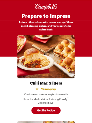 Campbell's Soup - 3 Must-Have Cookout Recipes