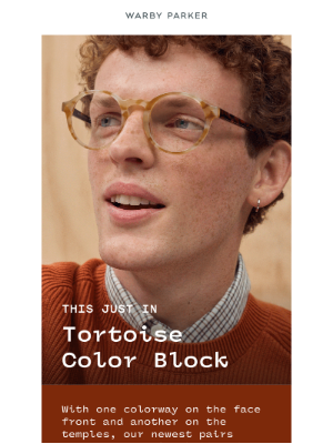 Warby Parker - New! Tortoise Color Block