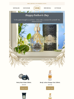Sabon NYC - Happy Father's Day 💙