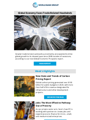 World Bank - New report: Weak global economic outlook