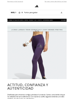 Adidas (Colombia) - Para tu próximo reto... Decidir qué ponerse ya no será un problema — haz que tu estilo hable por ti con adidas.