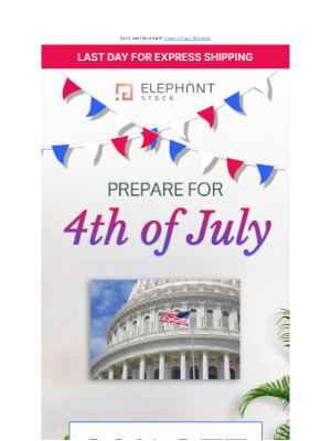 ElephantStock - July 4th is Getting Close 🎇