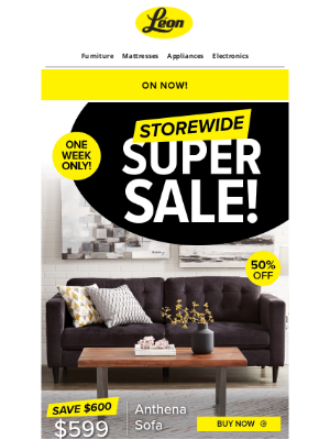 Leon's (Canada) - ⭐ Storewide Super Savings are HERE! 🦸