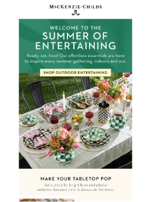 MacKenzie Childs LLC - Unforgettable summer entertaining starts here →