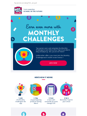 Box Tops for Education - Unlock more earnings with this month’s bonus offers 🔓