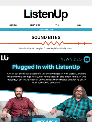 ListenUp - Introducing Our New Video Series: Plugged In with ListenUp