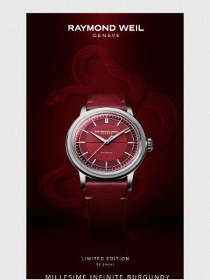 Raymond Weil - New Limited Edition | Millesime Infinite Burgundy