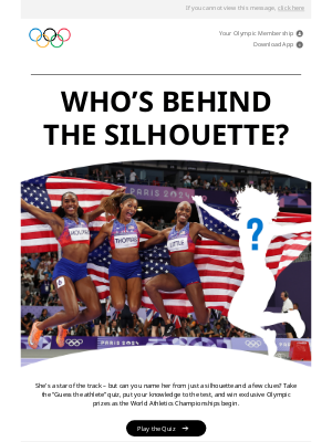 International Olympic Committee - Can you name this athletics star?