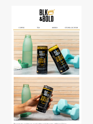 BLK & Bold Specialty Beverages - Get The Right Saturday Boost With BLK & Bold Cold Brew⚡