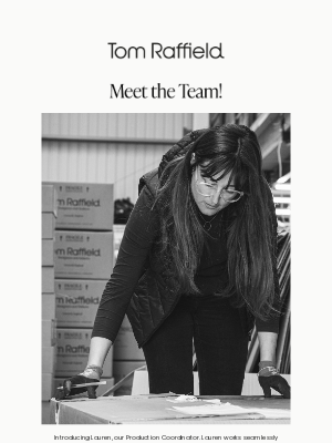Tom Raffield (United Kingdom) - Meet our Talented Team!