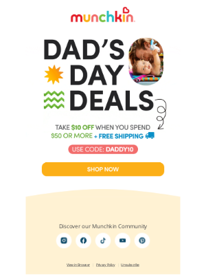 Munchkin - Dad’s Day Surprise Awaits You!