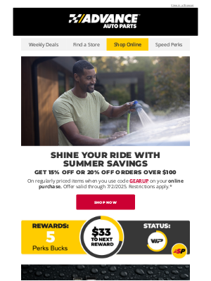 Advance Auto Parts - Clean Dad’s Ride With Father’s Day Deals