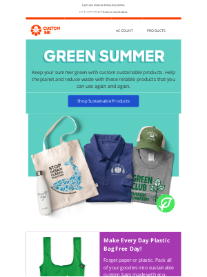 Custom Ink - Reusable, sustainable, customizable gear