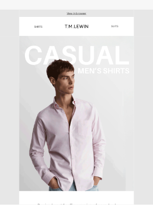 T.M.Lewin (United Kingdom) - Save 30% on Casual Shirts